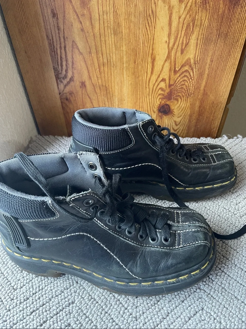 Vintage Doc Dr Martens Chunky Boots Made in England Size 6